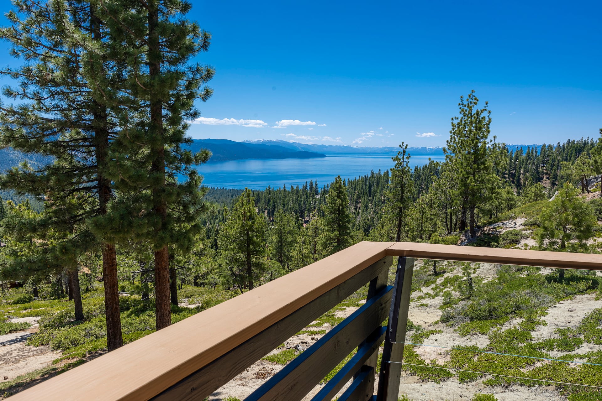 Lake Tahoe view from the deck